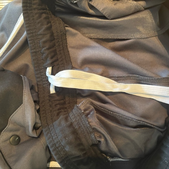 Y2k Vintage AND 1 Button Up Training Sweatpants Gray Black Large - Picture 14 of 15